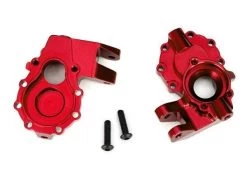 Traxxas Portal Housings, Inner Front, Aluminum, Red (2)