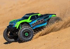 Traxxas MAXX 1/10 4WD Monster Truck With 4S ESC, GREEN -Remote Control Toys traxxas tra tra89076 4 grn 08