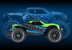 Traxxas MAXX 1/10 4WD Monster Truck With 4S ESC, GREEN -Remote Control Toys traxxas tra tra89076 4 grn 10