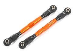 Traxxas Toe Links, Front Tubes, 7075-T6 Aluminum 88mm, Orange