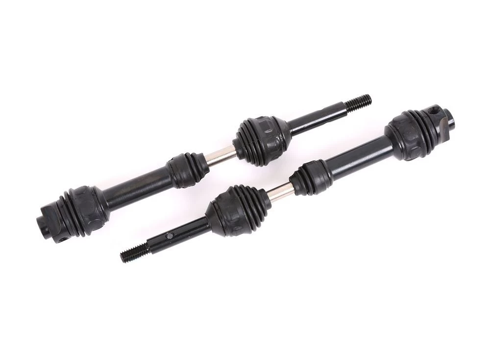 Traxxas Driveshafts, Rear, Steel-Spline Constant-Velocity (Complete Assembly) (2) 1 Traxxas Driveshafts, Rear, Steel-Spline Constant-Velocity (Complete Assembly) (2)