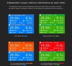 Ultra Power UP6 160W/400W Dual Port Multi Chemistry AC/DC Charger -Remote Control Toys ultra power upt uptup6 02