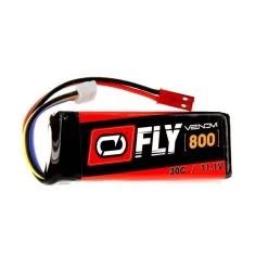 Venom LiPo Pack Battery 800mAh 30C 11.1V (3S) With JST Connector